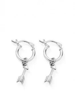 Chlobo Sterling Silver Life Launcher Arrow Hoops