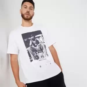 I Saw It First Mens Skinny Pintuck Shorts - Black