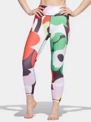 adidas X Marimekko Yoga Tights, Orange Size M Women