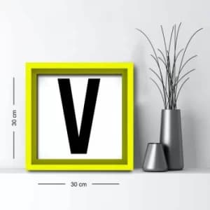 3030AHS-095s Multicolor Decorative Framed MDF Painting