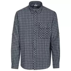 Trespass Mens Snyper Check Shirt (XS) (Blue Check)