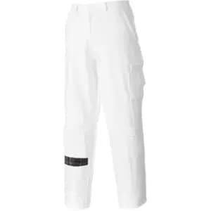 Portwest S817WHTL - sz L Painters Trouser - White - White
