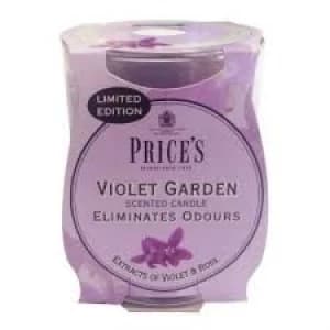 Prices Candles Violet Garden Scented Candle 300g