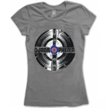 The Who Quadrophenia Grey Ladies TShirt Size: X Large