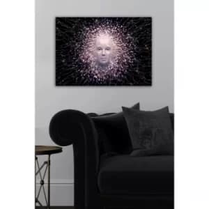 389227096-5070 Multicolor Decorative Canvas Painting