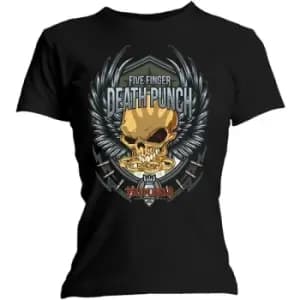 Five Finger Death Punch - Trouble Ladies X-Large T-Shirt - Black