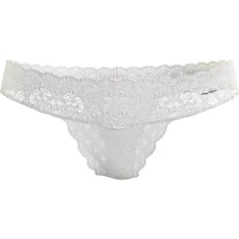 Tommy Bodywear Lace Brazilian Briefs - Ivory YBI