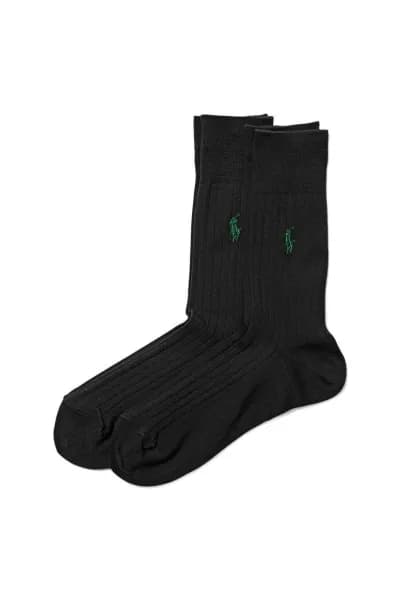 2 Pack Rib Egyptian Sock