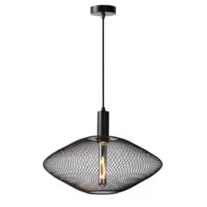 Mesh Modern Pendant Light - Ø45cm - 1xE27 - Black