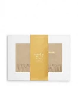 Katie Loxton Thick Plain Scarf - Caramel
