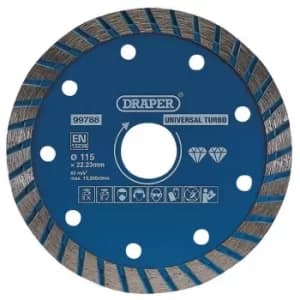 Draper Turbo Diamond Blade, 115mm