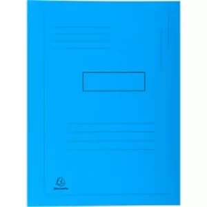 Forever 2 Flap Folder A4, Bright Blue, Pack of 50