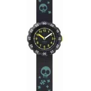 Childrens Flik Flak Skeleticious Watch