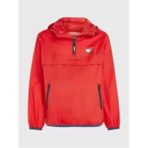 Tommy Jeans Tjm Pckable Tech Chicago Popover - Red