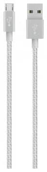 Belkin MIXIT Metallic Micro USB to USB 12m Cable Silver