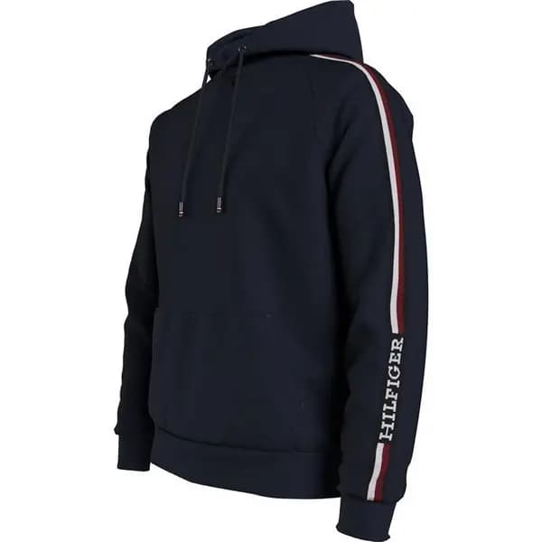 Tommy Hilfiger Global Stripe Hoodie - Blue S