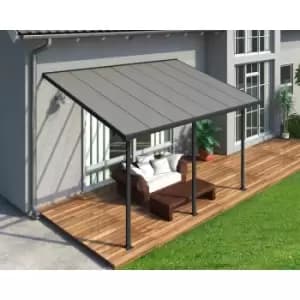 Canopia Feria 3 x 4 Aluminum Patio Cover Dark Grey