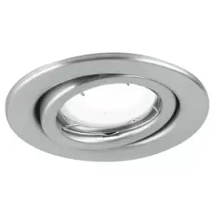 Fan Europe Lighting - Fan Europe matrix LED Recessed Adjustable Downlight Nickel 400lm 3000K 10x8.5cm