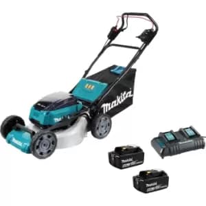 Makita DLM462PG2 460mm Cordless Brushless Lawnmower