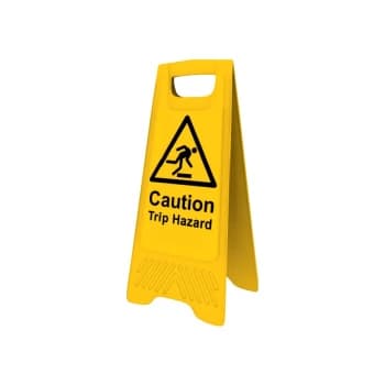 Trip Hazard A-Frame Caution Sign - 300 X 620MM