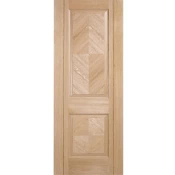 LPD Madrid 2 Panel Fully Finished Oak Internal Door - 1981mm x 686mm (78 inch x 27 inch)