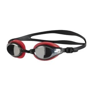 Speedo Mariner Supreme Mirror Goggles Red/Silver Adult