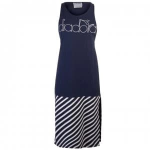 Diadora Barra Dress - Blue Plum