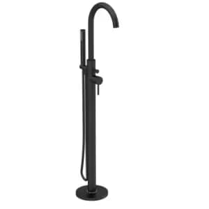 Hudson Reed Floor Standing Bath Shower Mixers Tec Floor Standing Bath Shower Mixer - Matt Black