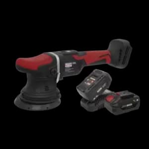 Cordless Orbital Polisher Kit 20V 125mm - 2 Batteries