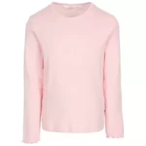 Trespass Girls Content Long-Sleeved T-Shirt (2-3 Years) (Candyfloss Pink)