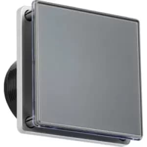 MLA Knightsbridge 100mm/4" LED Backlit Extractor Fan with Overrun Timer - Grey