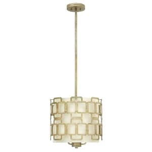 3 Light Ceiling Pendant Silver, E14