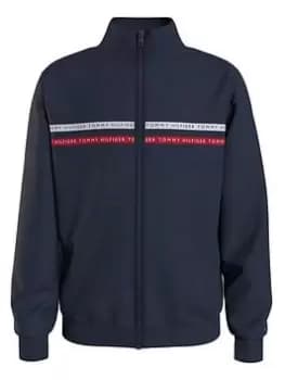 Tommy Hilfiger Boys Tape Tape Track Jacket - Navy, Size 12 Years