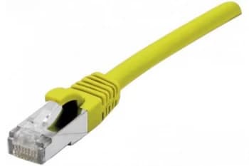 Patch Cord RJ45 CAT.6 F/UTP LSZH Snagless Yellow - 5 M Full Copper