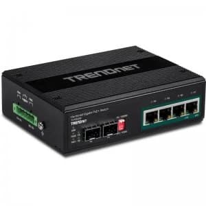 6-Port Industrial Gigabit PoE+ DIN-Rail Switch 12 - 56 V