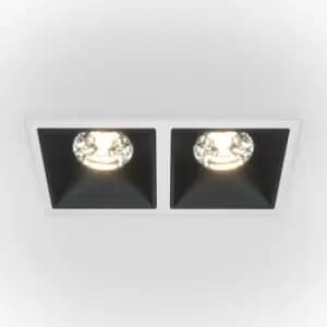 Maytoni Lighting - Maytoni Maytoni Alfa LED Twin Dimmable Recessed Downlight White, Black, 2100lm, 3000K