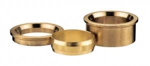 Wickes Brass Compression Internal Reducer - 22 x 15mm