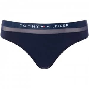 Tommy Bodywear Sheer Flex Micro Thong - Navy