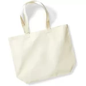 Westford Mill Maxi Tote/Shopper Bag For Life (One Size) (Natural)