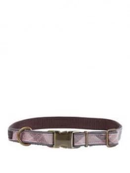 Barbour Barbour Reflective Pink Tartan Dog Collar- Large - Large