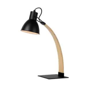 Curf Scandinavian Desk Lamp - 1xE27 - Black