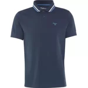Barbour Mens Otterburn Polo Navy XL