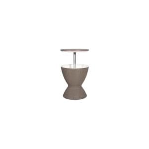 Royalcraft Faro Height Adjustable Ice Bucket Table - Grey - Garden & Outdoor