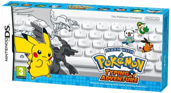 Learn With Pokemon Typing Adventure Nintendo DS Game