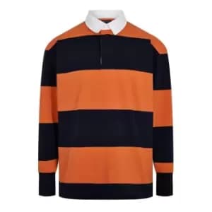 Gant Striped Rugger Shirt - Orange