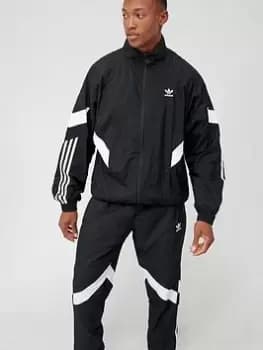 Adidas Originals Woven Trackjacket, Black, Male, Track Jackets, HK7322