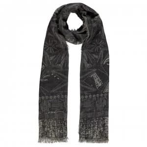 Maison De Nimes Maison Starry night jacquard scarf Womens - Navy
