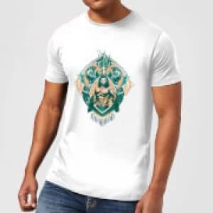Aquaman Seven Kingdoms Mens T-Shirt - White