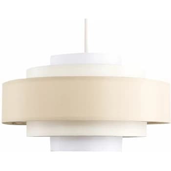 Minisun - 5 Tier Ceiling Pendant Light Shade - Cream - No Bulb