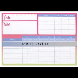 Tear off Gym Workout Planner